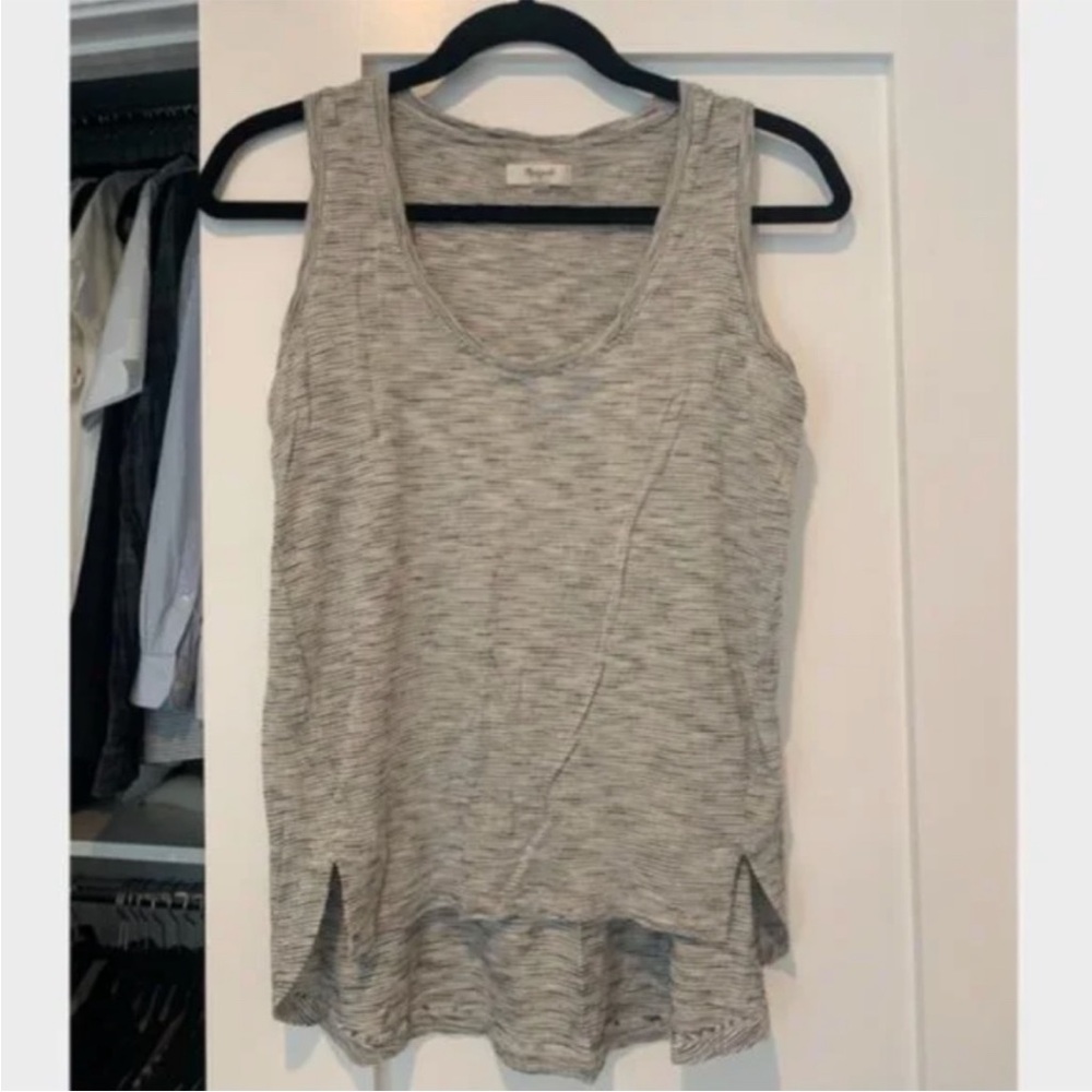 Madewell Striped Scoop Neck Tank Top [Small]